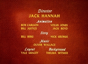 Screenshots from the 1949 Disney cartoon Winter Storage