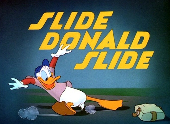Slide Donald Slide (1949) - The Internet Animation Database