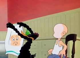 Screenshots from the 1949 Warner Bros. cartoon Wise Quackers