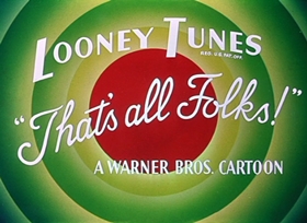 Screenshots from the 1949 Warner Bros. cartoon Porky Chops