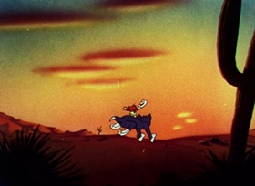 Screenshots from the 1950 MGM cartoon Texas Tom