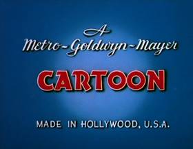 Screenshots from the 1950 MGM cartoon The Cuckoo Clock