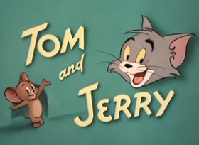 Screenshots from the 1950 MGM cartoon Tom and Jerry in the Hollywood Bowl