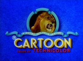 Screenshots from the 1950 MGM cartoon The Framed Cat