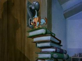 Screenshots from the 1950 MGM cartoon The Peachy Cobbler