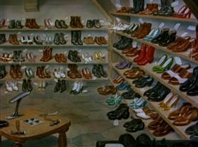 Screenshots from the 1950 MGM cartoon The Peachy Cobbler