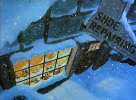 Screenshots from the 1950 MGM cartoon The Peachy Cobbler