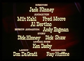 Screenshots from the 1950 Disney cartoon The Brave Engineer