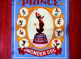 Screenshots from the 1950 Disney cartoon Wonder Dog
