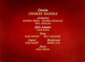 Screenshots from the 1950 Disney cartoon Puss Cafe