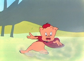 Screenshots from the 1950 Warner Bros. cartoon Boobs in the Woods