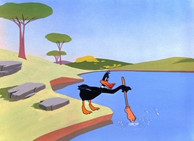 Screenshots from the 1950 Warner Bros. cartoon Boobs in the Woods