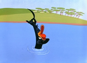 Screenshots from the 1950 Warner Bros. cartoon Boobs in the Woods