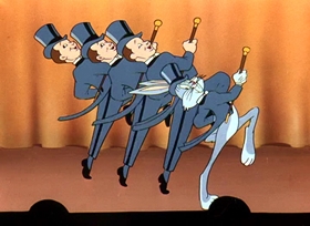 Screenshots from the 1950 Warner Bros. cartoon What