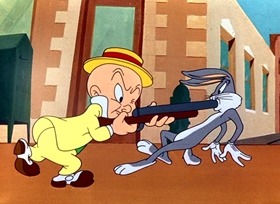 Screenshots from the 1950 Warner Bros. cartoon What