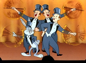 Screenshots from the 1950 Warner Bros. cartoon What