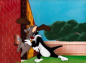 Screenshots from the 1950 Warner Bros. cartoon Pop 