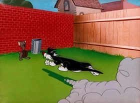 Screenshots from the 1950 Warner Bros. cartoon Pop 