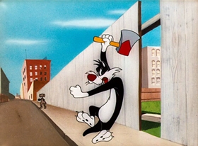 Screenshots from the 1950 Warner Bros. cartoon Pop 