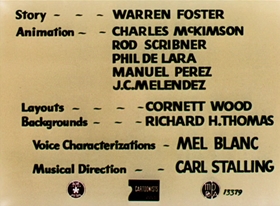 Screenshots from the 1950 Warner Bros. cartoon Pop 