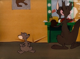 Screenshots from the 1950 Warner Bros. cartoon Pop 