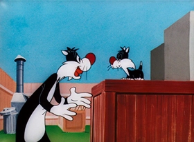 Screenshots from the 1950 Warner Bros. cartoon Pop 