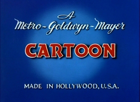 Screenshots from the 1951 MGM cartoon Droopy