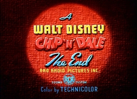 Screenshots from the 1951 Disney cartoon Chicken in the Rough