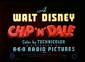 Screenshots from the 1951 Disney cartoon Chicken in the Rough