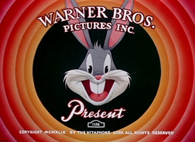 Screenshots from the 1951 Warner Bros. cartoon Hare We Go