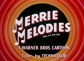 Screenshots from the 1951 Warner Bros. cartoon Hare We Go