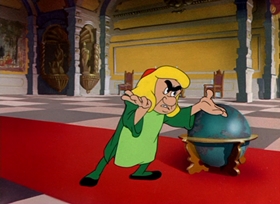 Screenshots from the 1951 Warner Bros. cartoon Hare We Go