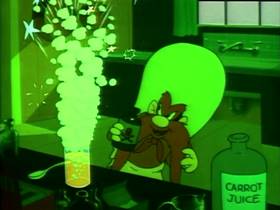 Screenshots from the 1951 Warner Bros. cartoon The Fair Haired Hare