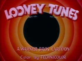 Screenshots from the 1951 Warner Bros. cartoon The Fair Haired Hare