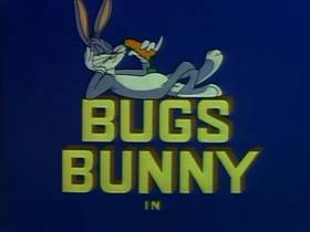 Screenshots from the 1951 Warner Bros. cartoon The Fair Haired Hare