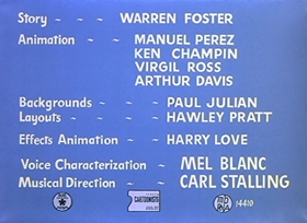 Screenshots from the 1951 Warner Bros. cartoon Tweet Tweet Tweety