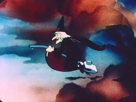 Screenshots from the 1952 Terrytoons cartoon Hansel and Gretel