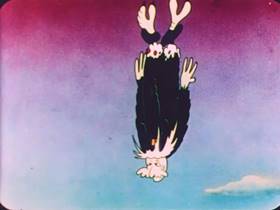 Screenshots from the 1952 Terrytoons cartoon Hansel and Gretel