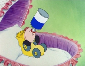 Screenshots from the 1952 MGM cartoon One Cab