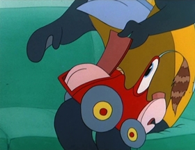 Screenshots from the 1952 MGM cartoon One Cab