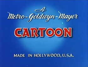 Screenshots from the 1952 MGM cartoon One Cab