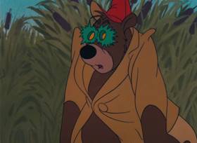 Screenshots from the 1952 MGM cartoon The Little Wise Quacker