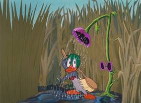 Screenshots from the 1952 MGM cartoon The Little Wise Quacker