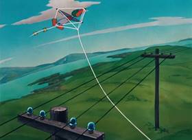 Screenshots from the 1952 MGM cartoon The Little Wise Quacker