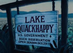 Screenshots from the 1952 MGM cartoon The Little Wise Quacker