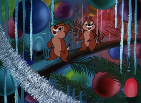 Screenshots from the 1952 Disney cartoon Pluto