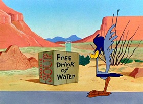 Screenshots from the 1952 Warner Bros. cartoon Beep, Beep