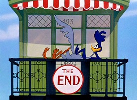 Screenshots from the 1952 Warner Bros. cartoon Beep, Beep