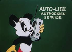 Screenshots from the 1952 Walter Lantz cartoon Team Play