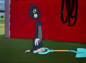 Screenshots from the 1953 MGM cartoon Just Ducky